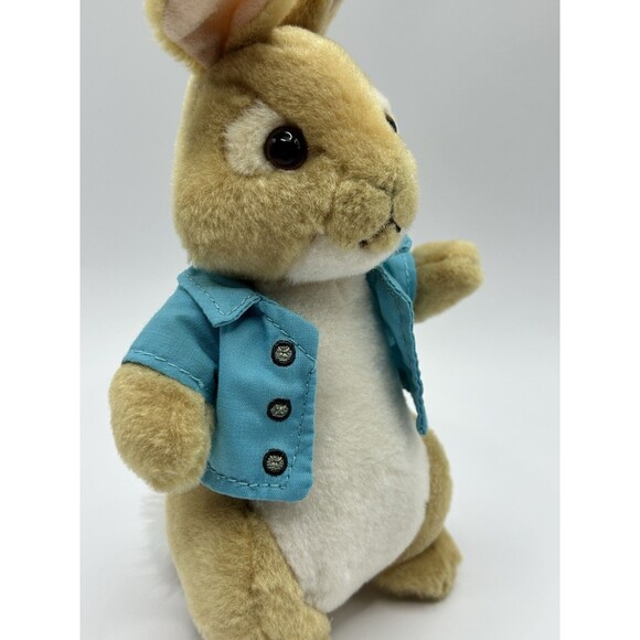 Peter Rabbit TY Beanie Baby Cotton Tail Bunny 8" Plush Stuffed Animal Toy 2018 - Picture 6 of 12